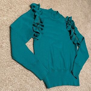 Halogen green sweater